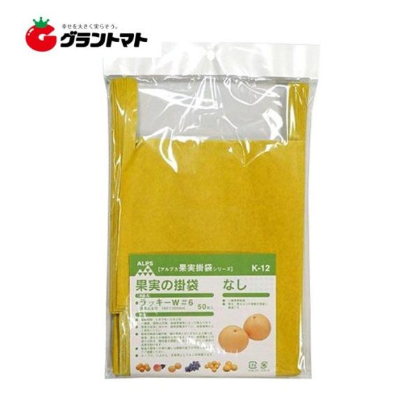 果実袋 なし掛袋 K-12  幸水 豊水なし用 1500枚 (50枚×30sセット) 箱売り 一色本...