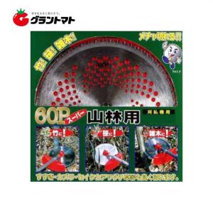 60Pスーパー山林用 190mm×60P 刈払機用替刃 フジ鋼業｜grantomato