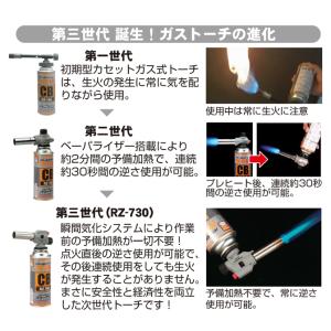 パワートーチ RZ-730 カセットガス式トー...の詳細画像4
