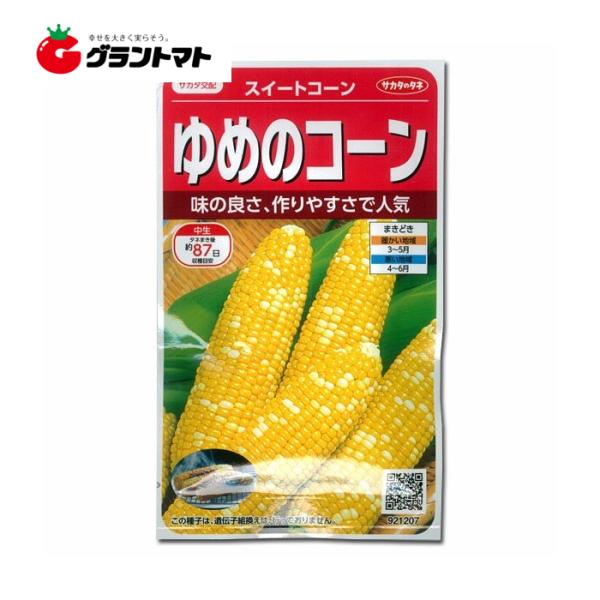 スイートコーン ゆめのコーン 約200粒 サカタのタネ【ゆうパケット可】