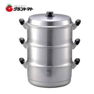 公徳セイロ (DX長生セイロ) デラックス 二重セット 30cm (蓋1、体2、竹