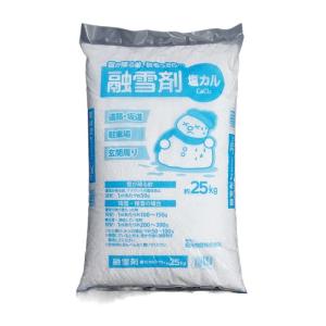 融雪剤　塩化カルシウム　粒状　25kg