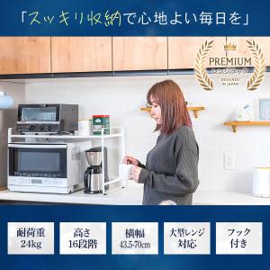 レンジラック [最大幅70cm] [耐荷重24...の詳細画像1