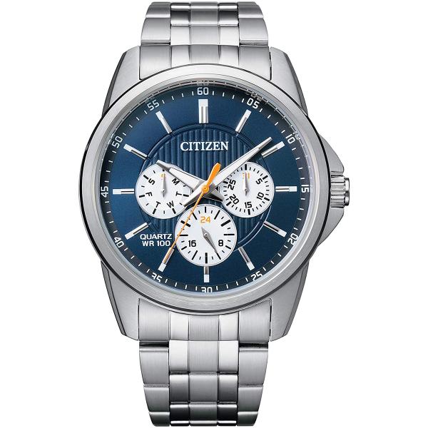 CITIZEN シチズン AG8340-58L ステンレススチール クォーツ 腕時計 メンズ　ブラン...