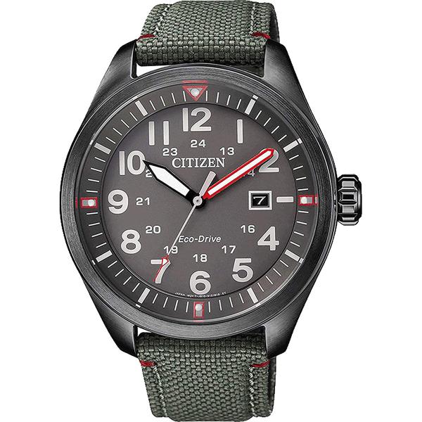 CITIZEN シチズン AW5005-39H ナイロン エコドライブ ソーラー 腕時計 メンズ　ブ...