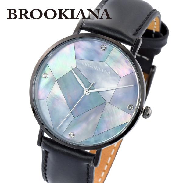 ブルッキアーナ 腕時計 メンズ BROOKIANA ROUND SLIM PEARL BA3101-...