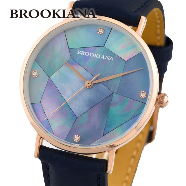 ブルッキアーナ BROOKIANA 腕時計 レディース ROUND SLIM PEARL BA310...