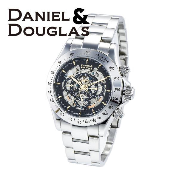 ダニエルダグラス DANIEL&amp;DOUGLAS 腕時計 メンズ DD8802-BKGD 自動巻き オ...