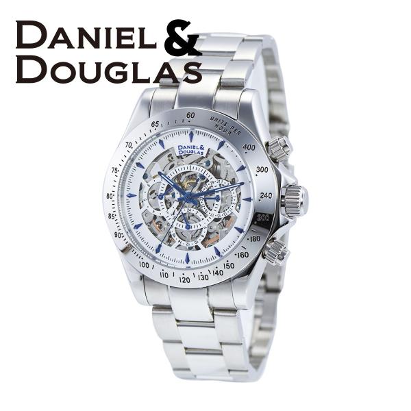 ダニエルダグラス DANIEL&amp;DOUGLAS 腕時計 メンズ DD8802-WHBL 自動巻き オ...