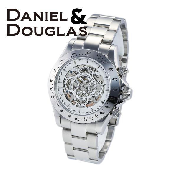 ダニエルダグラス DANIEL&amp;DOUGLAS 腕時計 メンズ DD8802-WHSV 自動巻き オ...