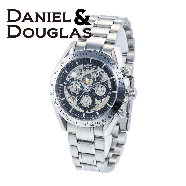 ダニエルダグラス DANIEL&amp;DOUGLAS 腕時計 メンズ DD8807-BKSV 自動巻き オ...