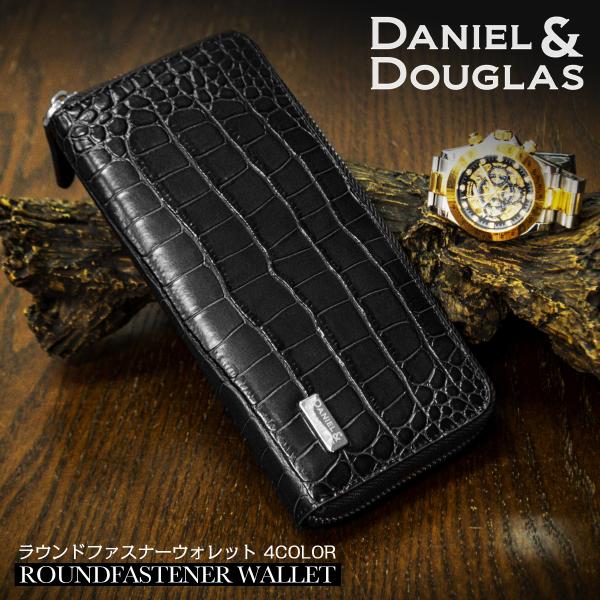 DANIEL&amp;DOUGLAS ダニエル&amp;ダグラス 長財布 メンズ レザー ウォレット ブランド ウォ...