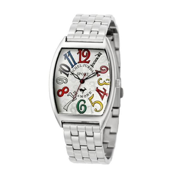 ミッシェル・ジョルダン 腕時計 ユニセックス MICHEL JURDAIN トノー型ダイヤモンド S...