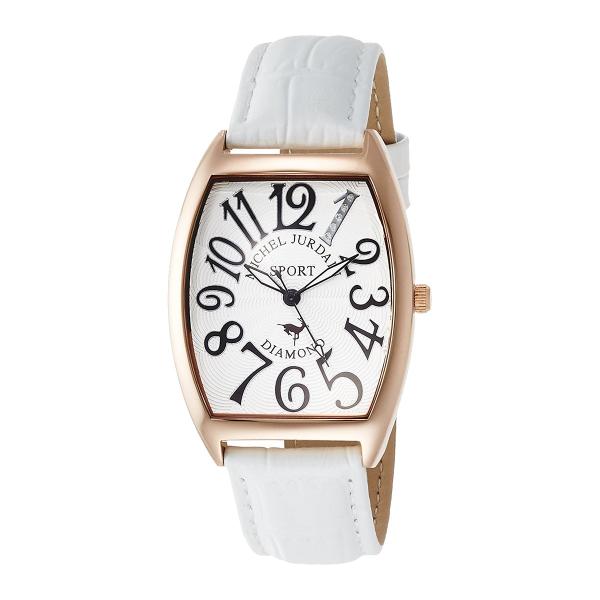 ミッシェル・ジョルダン 腕時計 ユニセックス MICHEL JURDAIN トノー型ダイヤモンド S...