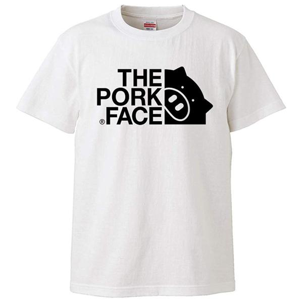 THE PORK FACE ポークフェイス Tシャツ メンズ レディース ブラック ホワイト ネイビ...