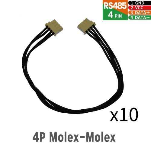 Robot Cable-4P(Molex-Molex) 240mm 10本入