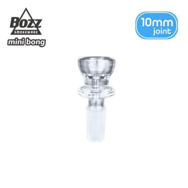 喫煙具 ガラスボング 火皿 10mm ジョイント BOZZ Glass Mini Bong ミニサイ...