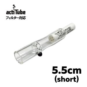 可 喫煙具 ワンヒッター ガラスパイプ ショート 5.5cm