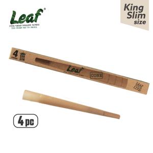 メール便可 Leaf CONE king size slim 4枚入 コーン ローリング ペーパー Pre-rolled Paper リーフ｜grassfreak