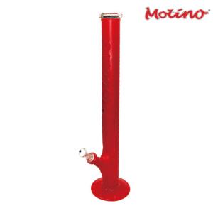 Molino モリノ 50cm カラーストレートガラスボング シルバー | www