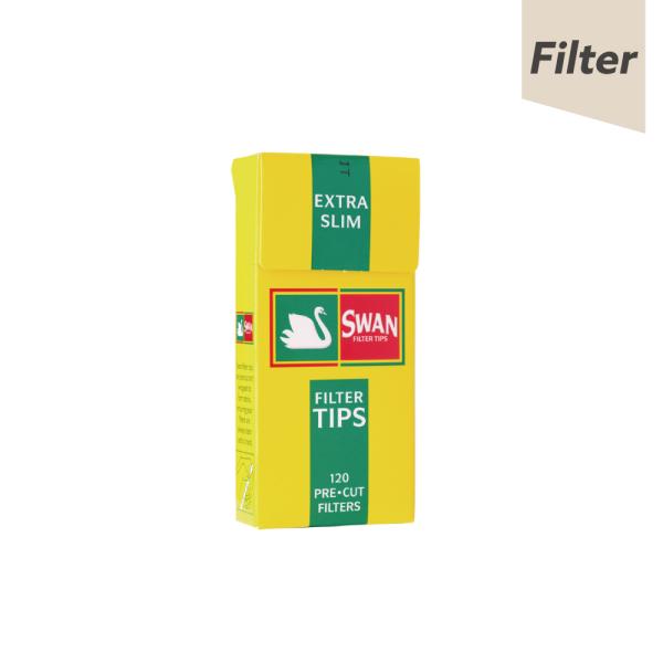 メール便可 SWAN Filter Tips Extra Slim 120個入 フィルター チップ