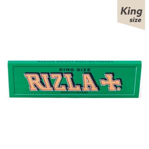 メール便可 RIZLA green king size ローリング ペーパー 97mm x 44mm 32枚入 リズラ グリーン キングサイズ｜grassfreak