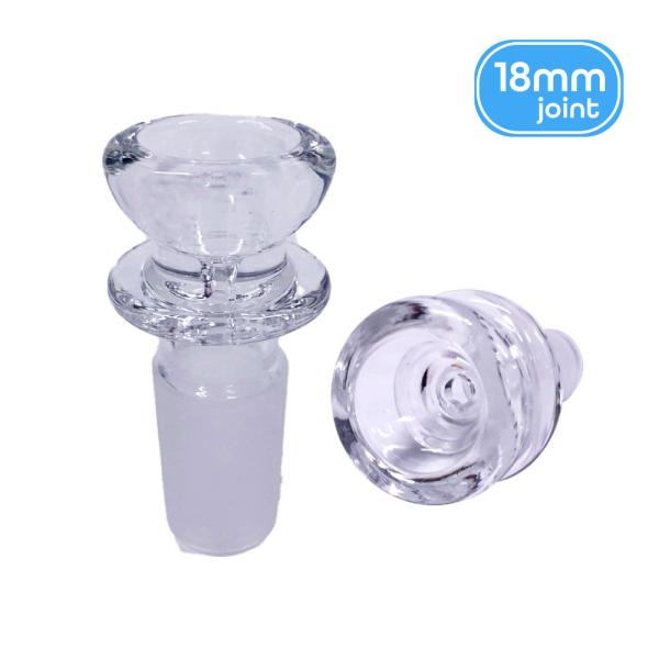 喫煙具 ボング 火皿 18mm 丸型 ジョイント 交換用パーツ glass bowl (rounde...