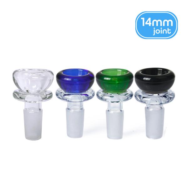喫煙具 ボング 火皿 丸型 14mm ジョイント 交換用パーツ glass bowl (rounde...