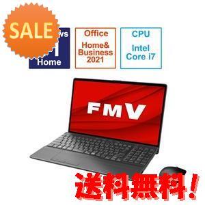 ノートパソコン FMV LIFEBOOK AH77H2 ブライトブラック FMVA77H2B ［15...