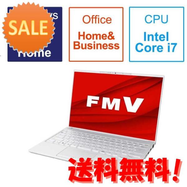 富士通 FUJITSU ノートパソコン FMV LIFEBOOK UH90H1 シルバーホワイト  ...