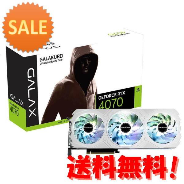 玄人志向 GALAKURO GAMING GK-RTX4070-E12GB WHITE TP PCI...