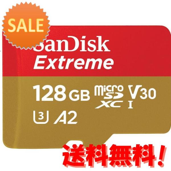 10個セット SanDisk SDSQXAA-128G-JN3MD エクストリーム microSDX...