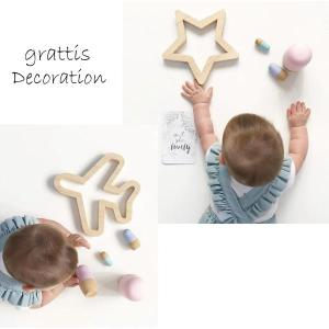 木製飾り付け 子供部屋 インテリア 壁掛け 飾り ガーランド