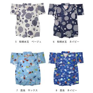 綿100% 日本製 甚平 ベビー 赤ちゃん ベ...の詳細画像4