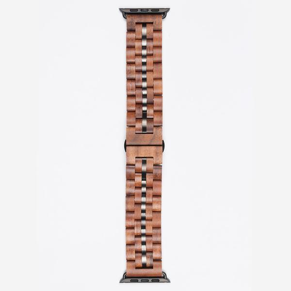 Pono Woodworks コアウッド Apple Watch バンド 24mm【ポノ ウッドワー...