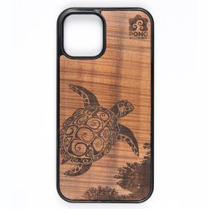 Pono Woodworks コアウッド iPhone 12/12Pro ケース 【ポノ ウッドワークス】 Koa Wood iPhone 12/12Pro Case｜gravahawaii