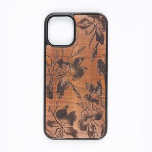 Pono Woodworks コアウッド iPhone 12 mini ケース 【ポノ ウッドワークス】 Koa Wood iPhone 12 mini Case｜gravahawaii