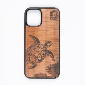 Pono Woodworks コアウッド iPhone 12 mini ケース 【ポノ ウッドワークス】 Koa Wood iPhone 12 mini Case｜gravahawaii