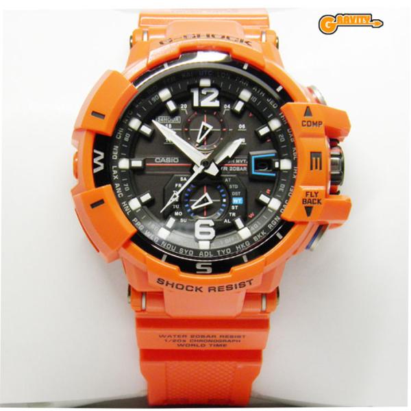 GW-A1100R-4AJF SKY COCKPIT(スカイコックピット) オレンジ CASIO(カ...