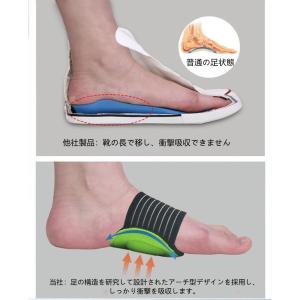 扁平足サポーター 偏平足サポーター 土踏まずサ...の詳細画像3