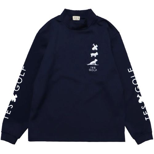TES/テス　TES GOLF HIGH NECK　NAVY　ゴルフウェア