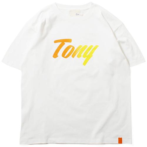 TONY TAIZSUN/トニータイズサン　TONY LOGO TEE　WHITE　Tシャツ