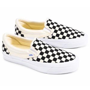VANS ヴァンズ　VANS PREMIUM LX SLIP-ON REISSUE 98　BLACK/OFF WHITE　スリッポン VN000CSE2BO｜グレイビーズヤフーショッピング店