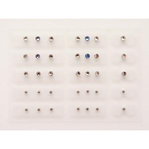 スリーポイントジュエル ピンク系 スワロフスキー＆ジュエルなし