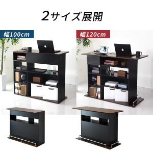 キッチンカウンターテーブル ハイカウンター カ...の詳細画像2