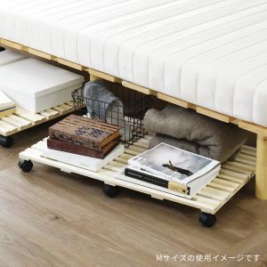 すのこ キャスター付き ベッド下収納 押し入れ...の詳細画像4