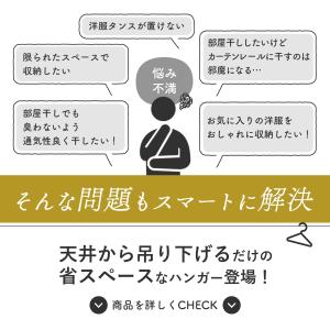 ハンガーラック ポールハンガー 吊り下げ ハン...の詳細画像5
