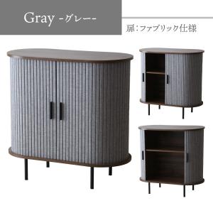 サイドボード 蛇腹 キャビネット 幅80 高さ...の詳細画像5
