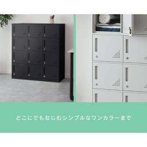 ロッカー 12人用 スチールロッカー 3列4段...の詳細画像2