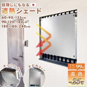 遮熱シェード UVカット 遮光 目隠し 防水 暑さ対策 遮熱(プレミアム) すだれタイプ / オーニングタイプ / 開放廊下タイプ ドリス